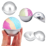 2PCS Round Aluminium Alloy Bath Bomb